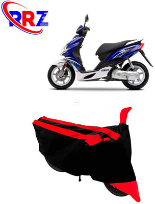 AutoGalaxy Waterproof Two Wheeler Cover for Yamaha(Jog R, Black, Red)