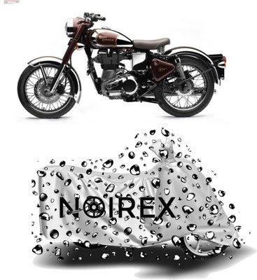 NOIREX Two Wheeler Cover for Royal Enfield(Bullet 500, Silver)
