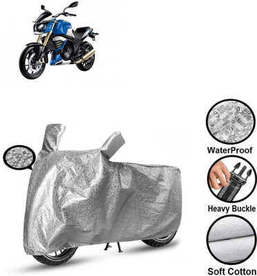 PAGORA Waterproof Two Wheeler Cover for Mahindra(MOJO XT 300, Silver)