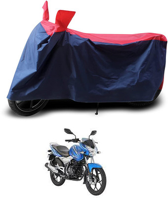KEDIT Two Wheeler Cover for Bajaj(Discover, Red, Blue)