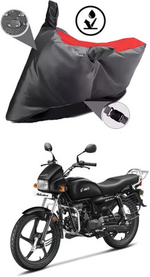 RRZ Two Wheeler Cover for Hero(Splendor NXG, Grey, Red)