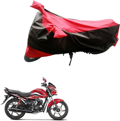 SK AUTO Waterproof Two Wheeler Cover for Hero(Passion, Black, Red)