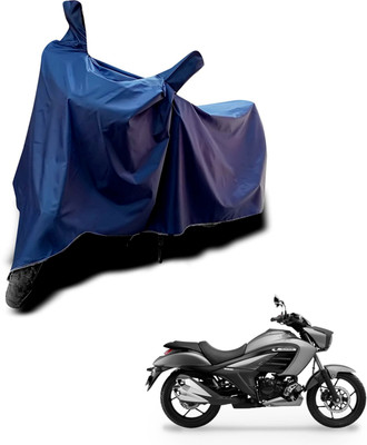 KEDIT Two Wheeler Cover for Suzuki(Intruder, Blue)