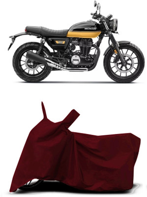 VESMEI Two Wheeler Cover for Honda(Hness CB350, Red)