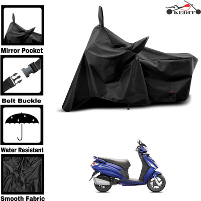 KEDIT Two Wheeler Cover for Universal For Bike(Maestro, Black)