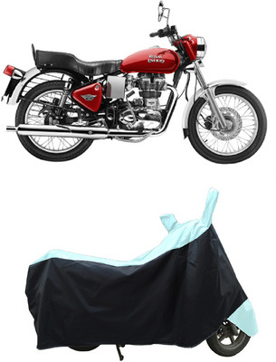 Coxtor Waterproof Two Wheeler Cover for Royal Enfield(Electra 4S, White)