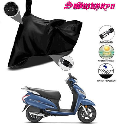 SK AUTO Waterproof Two Wheeler Cover for Honda(Black)