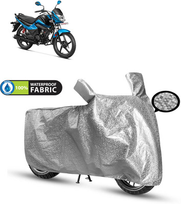CODOKI Waterproof Two Wheeler Cover for Hero(Splendor I Smart, Silver)