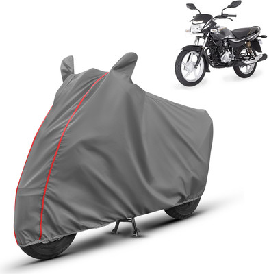 AUTOMOZEXO Waterproof Two Wheeler Cover for Bajaj(Platina 110, Grey)