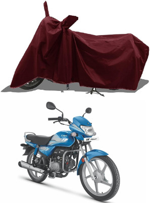 DeepShakshi AUTOMOTIVE Waterproof Two Wheeler Cover for Hero(Glamour BS6, Maroon)
