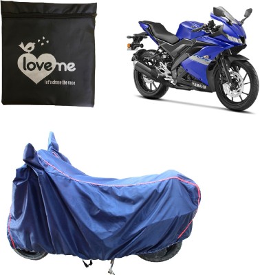 Love Me Waterproof Two Wheeler Cover for Yamaha(YZF R15 S, Blue)