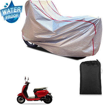 PAGORA Waterproof Two Wheeler Cover for Okinawa(Lite, Silver)