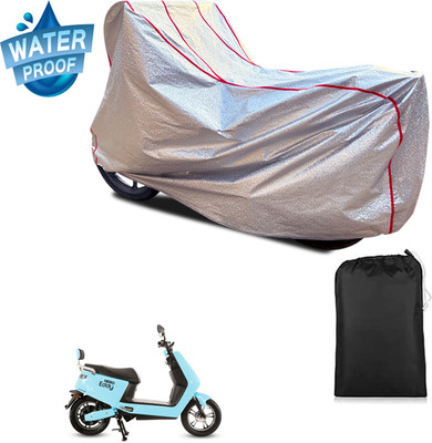 GOSHIV-car and bike accessories Waterproof Two Wheeler Cover for Hero(Electric E-Sprint, Silver)