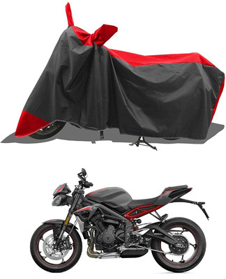 KEDIT Two Wheeler Cover for Triumph(Street Triple RS, Red)