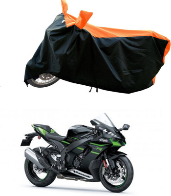DeepShakshi AUTOMOTIVE Waterproof Two Wheeler Cover for Kawasaki(Ninja ZX-10R, Orange)
