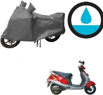 DeepShakshi AUTOMOTIVE Waterproof Two Wheeler Cover for Kinetic(Nova, Grey)