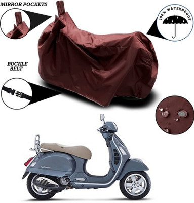 AASHTIK MART Two Wheeler Cover for Vespa(SXL 125 BS6, Maroon)