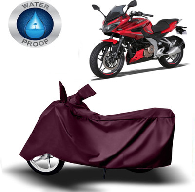 Autoinnovation Two Wheeler Cover for Bajaj(Pulsar 250, Maroon)