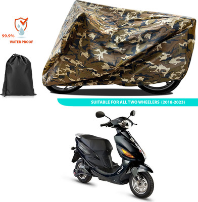 PAGORA Waterproof Two Wheeler Cover for Hero(Electric Cruz BS6, Yellow)