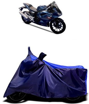 VESMEI Two Wheeler Cover for Hyosung(GTS Super 300, Blue)