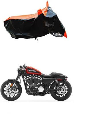 VESMEI Two Wheeler Cover for Harley Davidson(Roadster 650, Orange)