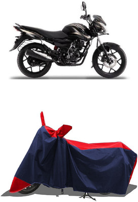 SUGASHRI Waterproof Two Wheeler Cover for Bajaj(Discover 150 s, Red, Blue)