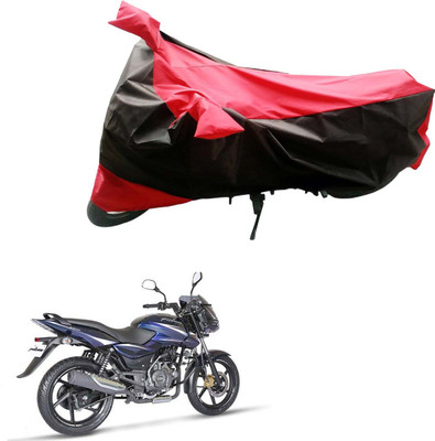 Mdstar Waterproof Two Wheeler Cover for Bajaj(Black, Red)