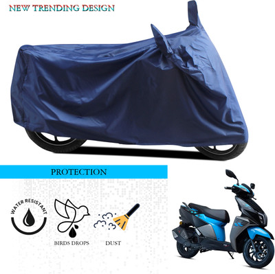 ANTHUB Waterproof Two Wheeler Cover for TVS(NTORQ, Blue)