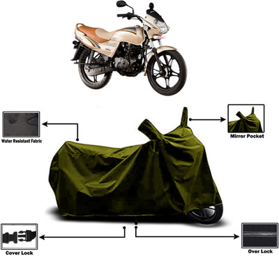 Amexride Two Wheeler Cover for LML(Freedom LS, Green)