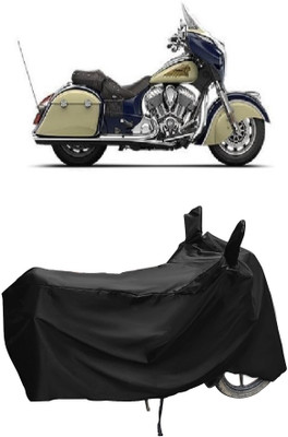 Autoprime Two Wheeler Cover for Indian(Chieftain, Black)