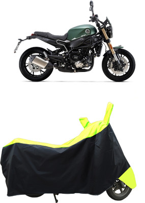 Coxtor Waterproof Two Wheeler Cover for Benelli(Leoncino 800, Yellow)