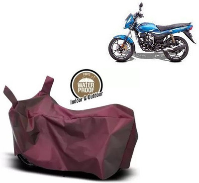 OliverX Waterproof Two Wheeler Cover for Bajaj(Platina 110, Maroon)