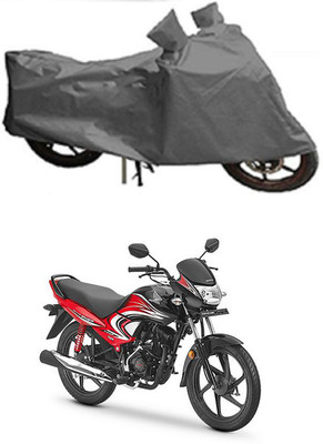 Mdstar Waterproof Two Wheeler Cover for Honda(Dream Yuga, Grey)