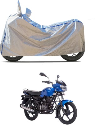 PAGORA Waterproof Two Wheeler Cover for Bajaj(Discover 100 DTS-i, Silver)