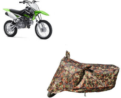 Anlopeproducts Waterproof Two Wheeler Cover for Kawasaki(KLX 140, Red)