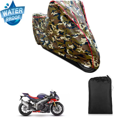 PAGORA Waterproof Two Wheeler Cover for Aprilia(RSV4, Yellow)