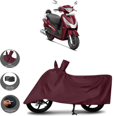 WMIZEXA Waterproof Two Wheeler Cover for Hero(MotoCorp Destini 125, Maroon)