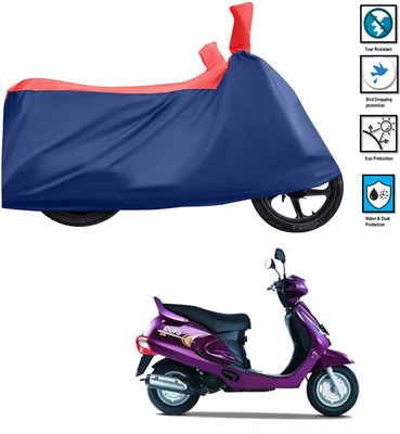 CODOKI Waterproof Two Wheeler Cover for Mahindra(Duro 125, Red)