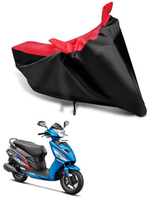 KEDIT Two Wheeler Cover for Hero(Maestro Edge, Red, Black)