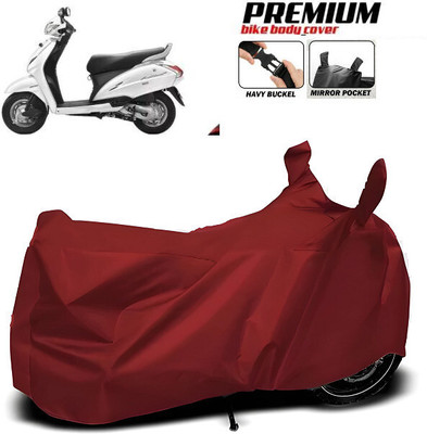 SK AUTO Waterproof Two Wheeler Cover for Honda(Activa 125, Maroon)