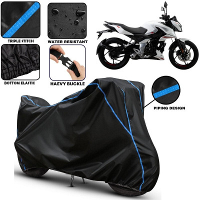 BOTAUTO Waterproof Two Wheeler Cover for Bajaj(Pulsar AS 150, Black)