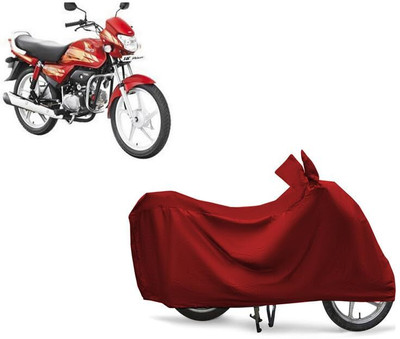 KEDIT Two Wheeler Cover for Hero(HF Deluxe, Maroon)