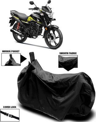MMSSTAR Waterproof Two Wheeler Cover for Honda(CB Shine SP, Black)