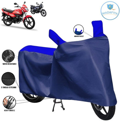 MADAFIYA Waterproof Two Wheeler Cover for Hero(Splendor NXG, Blue, Multicolor)