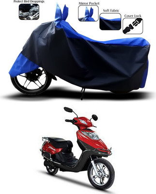 DeepShakshi AUTOMOTIVE Two Wheeler Cover for Hero(Electric Flash, Blue)