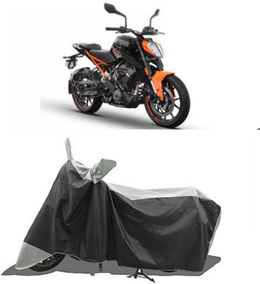 GROFATIK Two Wheeler Cover for KTM(250 Duke BS6, White)