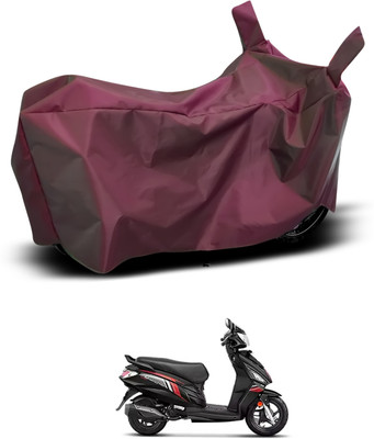 PAGORA Waterproof Two Wheeler Cover for Hero(Motocorp Maestro Edge 110 BS6, Maroon)