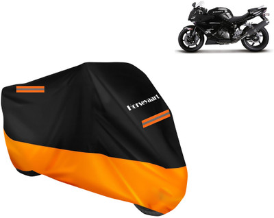 Horseyaart Waterproof Two Wheeler Cover for Hyosung(GT250R, Orange)