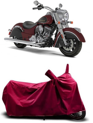 Coxtor Waterproof Two Wheeler Cover for Indian(Chief Classic, Maroon)