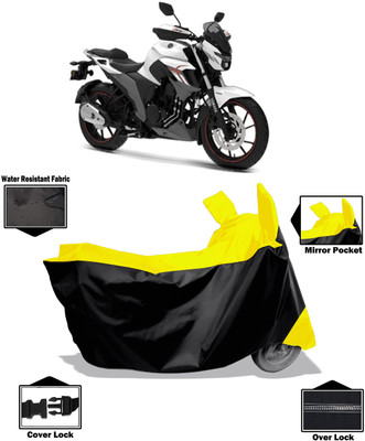 Amexride Two Wheeler Cover for Yamaha(FZS 25, Yellow)